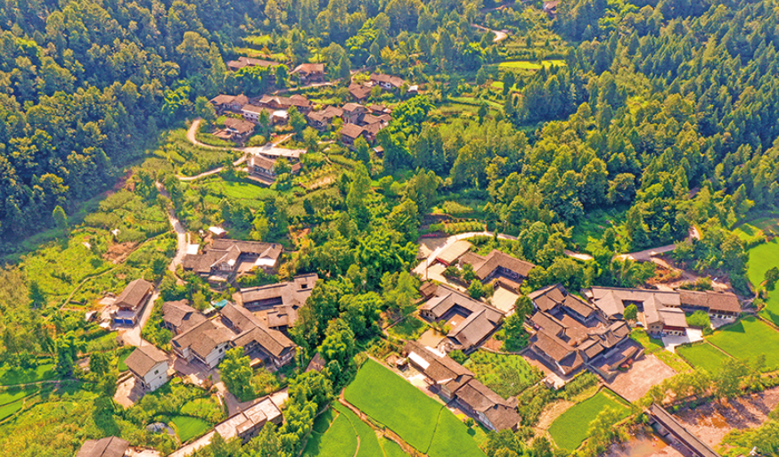 通江县梨园坝村